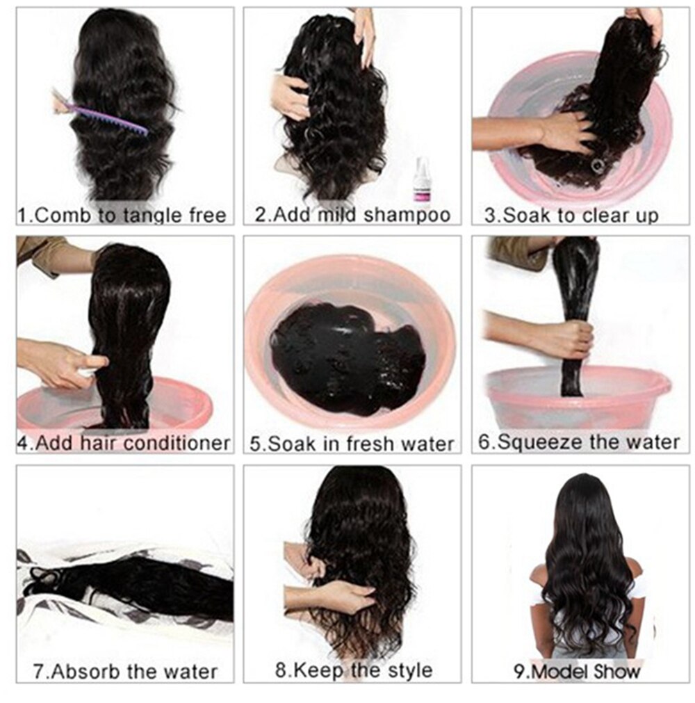 How to Wash Your Human Hair Wig – Step by Step Guide | Michelle's Glam Wigs