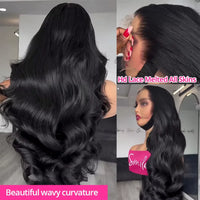 Thumbnail for 300 Density 30 36 Inch Body Wave Lace Frontal Human Hair Wigs 13x6 13x4 Remy Transparent 5x5 Glueless Wig Lace Front Wig