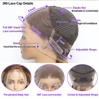 Thumbnail for Highlight 360 Full Lace Wig Human Hair Pre plucked P4/27 38 Inches Body Wave