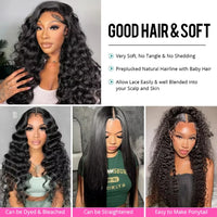 Thumbnail for Hd Lace Frontal Wig Loose Deep Wave Human Hair Wigs Pre Plucked Body Wave Wigs Human Hair 1