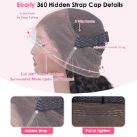 Thumbnail for Invisi Strap HD 360 Full Lace Wig Human Hair Precut Drawstring Snug Fit Glueless Wig Preplucked