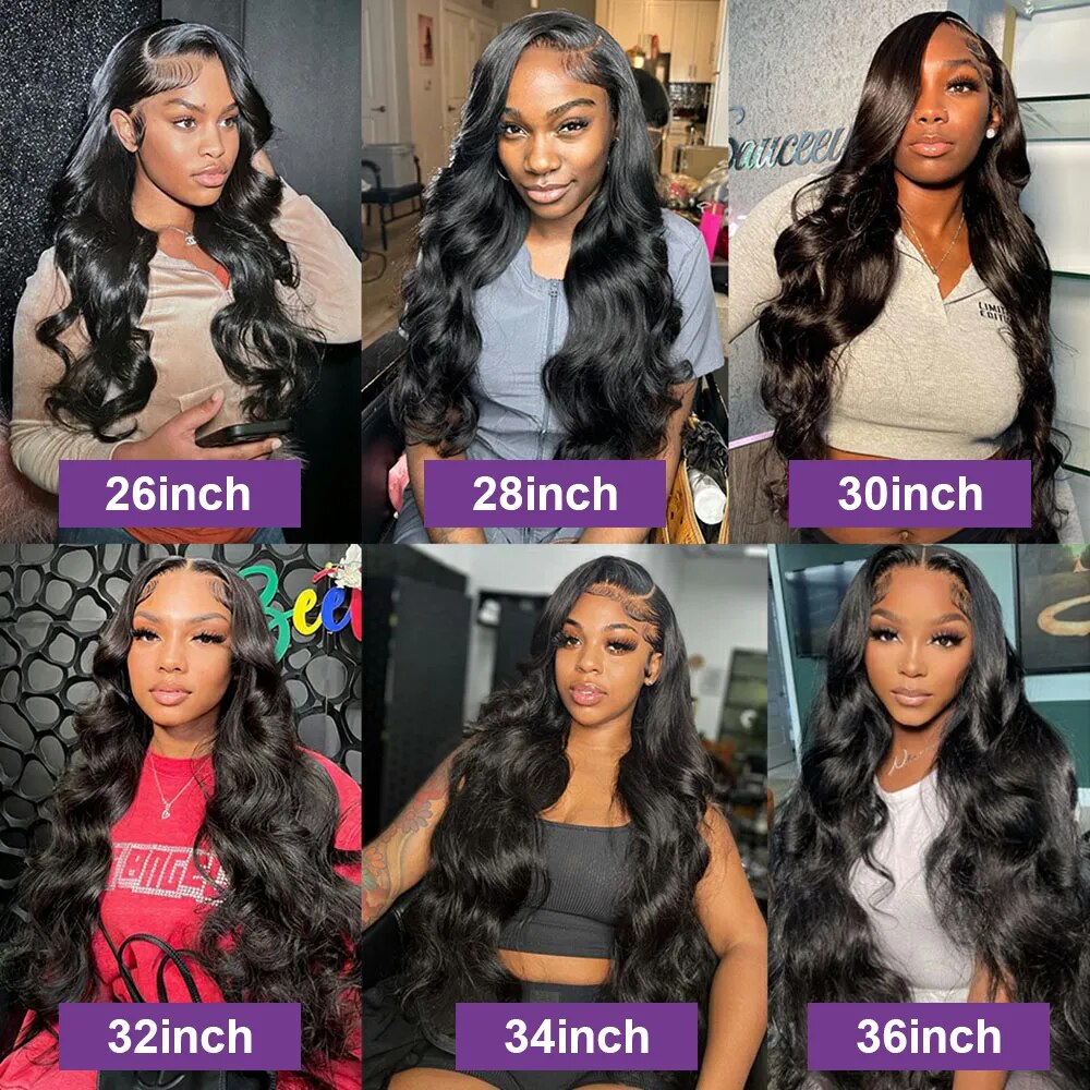 30inch Body Wave Lace Front Wig  HD Lace Frontal Wig Glueless