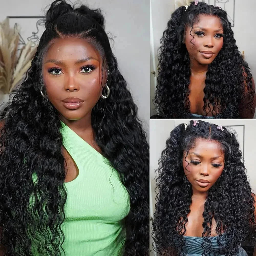 Invisi Strap HD 360 Full Lace Wig Human Hair Precut Drawstring Snug Fit Glueless Wig Preplucked