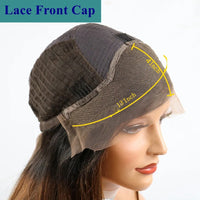 Thumbnail for Dark Brown Wavy Preplucked 360 Lace Frontal Wigs Indian Human Hair Wigs