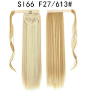 Wrap Around Ponytail Hair Extensions 20Inch Long Curly Wave Synthetic Ponytail Natural H