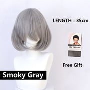 White Wig Female Short Bob