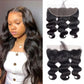 Body Wave Frontal 13x6 HD Transparent Lace Frontal  Human Hair Remy Brazilian