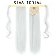 Wrap Around Ponytail Hair Extensions 20Inch Long Curly Wave Synthetic Ponytail Natural H