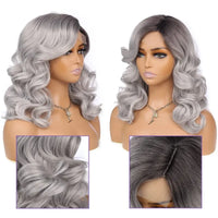 Thumbnail for 16in/40cm Loose Wave Lace Part Pure Color Nature Curly Synthetic Heat Resistant Weave