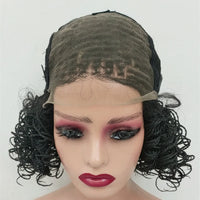 Thumbnail for Micro twist braided wig.braiding bob lace wig . 5x5 HD lace wig. lace front closure wig.