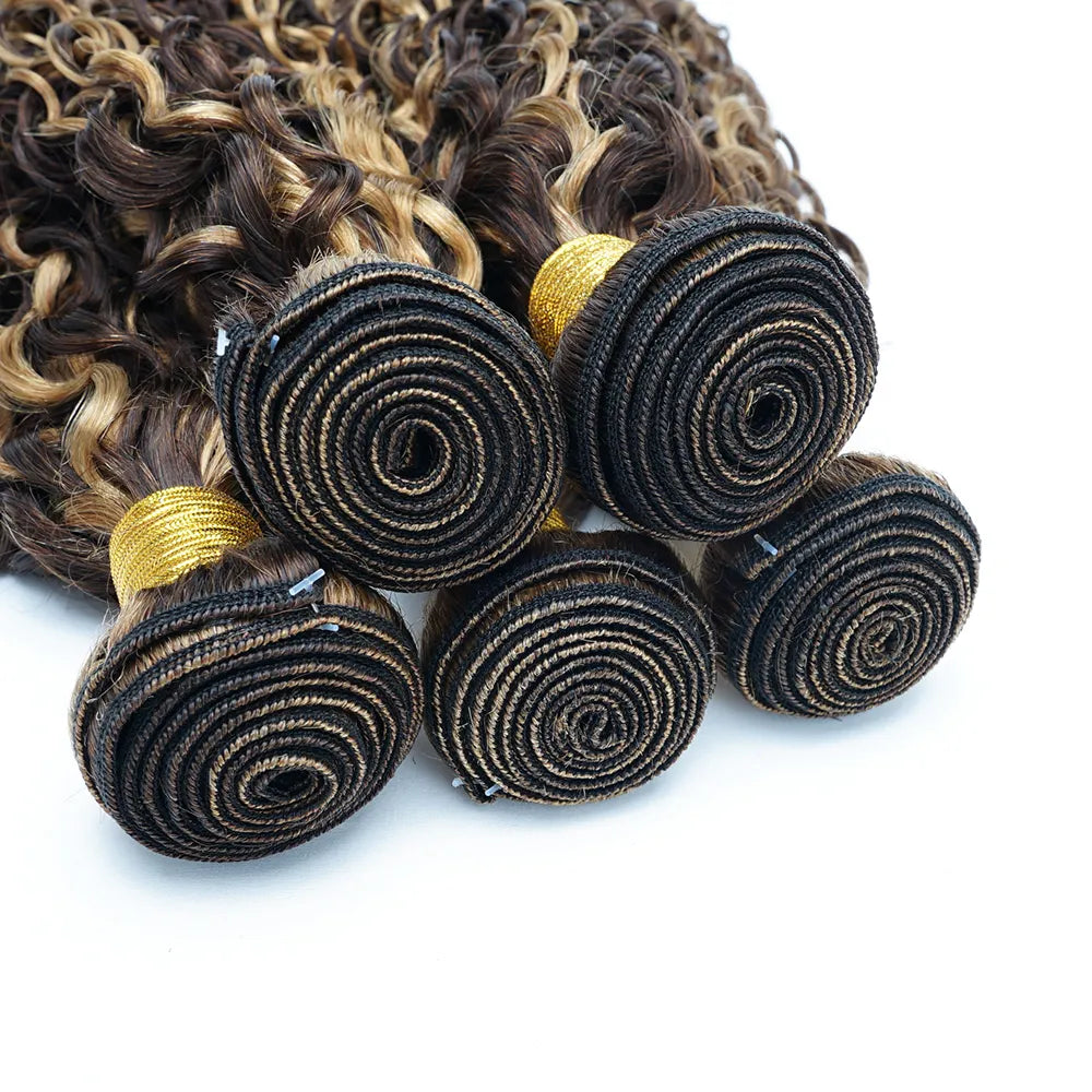 Jerry Culy P4/27 Human Hair Bundles 60Gram Highlight Inch Peruvian Hair Extensions