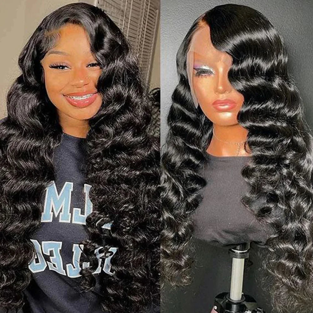 Loose Deep Wave Lace Frontal Wig