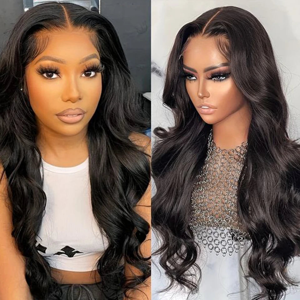 Sleek Body Wave Transparent Wear To Go 13*5*2 T Lace Wig Human Hair Wigs On Sale Clearance Peruvian Lace Front Wig