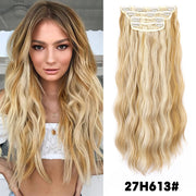 Hairpiece Built-in Hair Extensions Natural Synthetic Hair