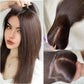 Natural Straight European Virgin Human Hair Topper Hair Silk Base