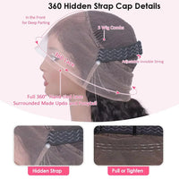 Thumbnail for Invisi Strap Snug Fit 360 Full Lace Wig HD Transparent Lace Frontal Body Wave Glueless Human Hair Ready To Wear Wig