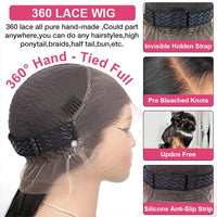 Thumbnail for Brown HD Invisi-Strap 360 Full Lace Wig Pre Plucked Chocolate Brown 250 Density Body Wave