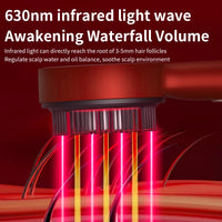 Thumbnail for Electric Hair Regrowth Brush with Infrared Light Machine Acupoint Scalp Massage Anti-Hair Loss Exercise Hair Scrubber Combs