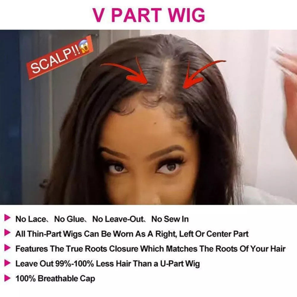 Glueless Brazilian U Part Human Hair Wave Wigs