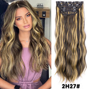 Hairpiece Built-in Hair Extensions Natural Synthetic Hair