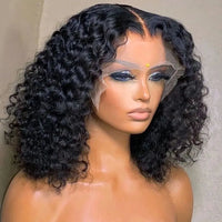 Thumbnail for Wear And Go Bob Wigs Human Hair 180% Water Wave Glueless  Pre Cut