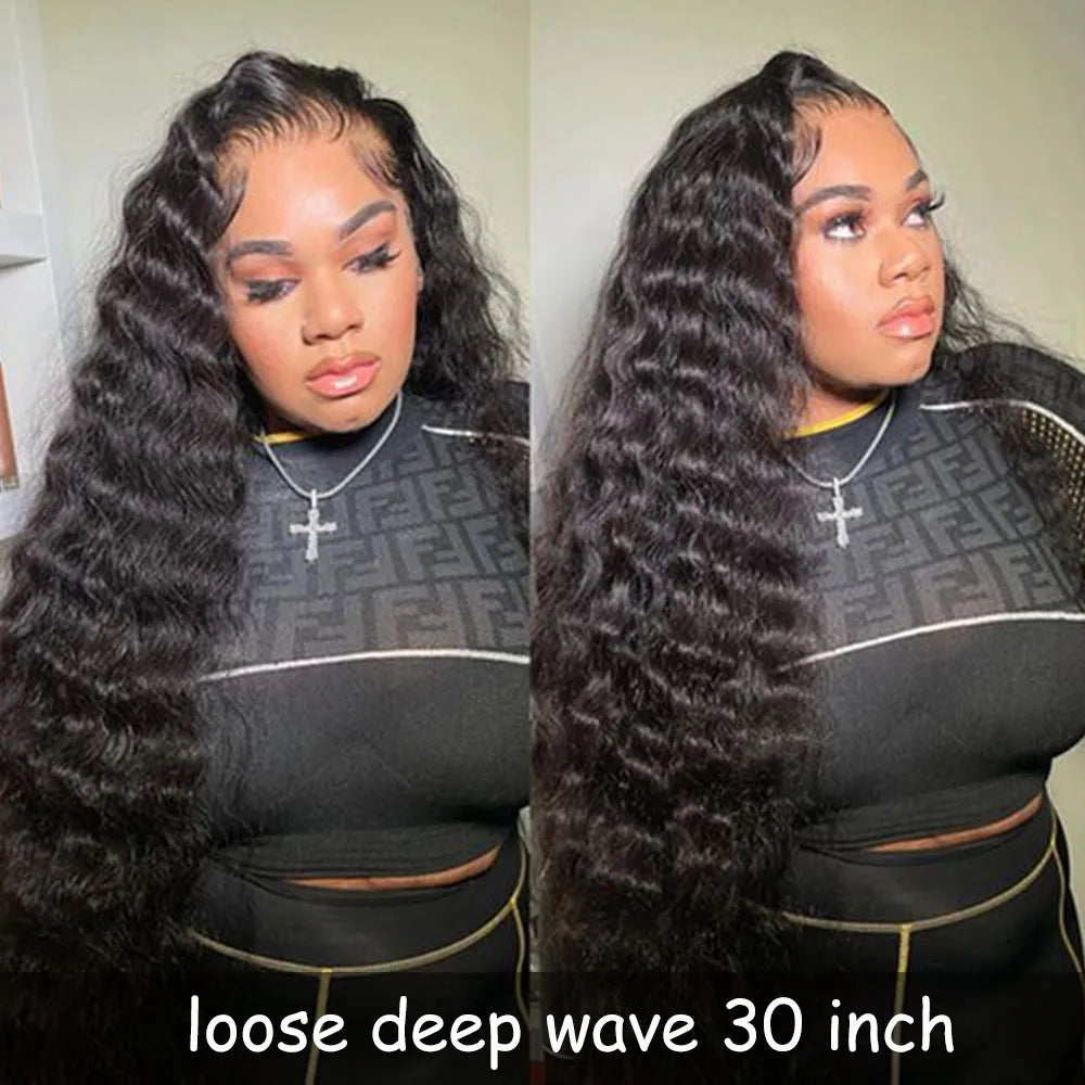 Loose Deep Wave Lace Frontal Wig