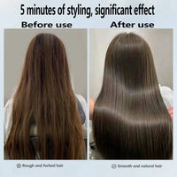 Thumbnail for 2 IN 1 Professional Hair Straightener & Hair Dryer Heat-Up Hair Flat Iron Negative Ion Iron Long-Lasting Styling Tool