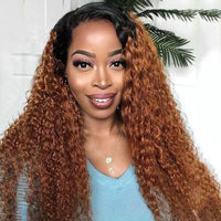 Thumbnail for Pre-Plucked 613 Blonde Curly Lace Front Human Hair Wigs