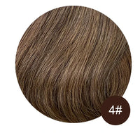 Thumbnail for Women Toupee Silk Base Topper Clip In Real Human Hair Wigs Hairpiece With Bangs Straight Hair Toppers