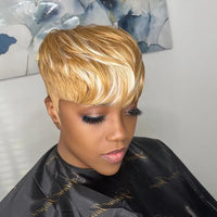 Thumbnail for Glueless Human Hair Wigs Machine Made