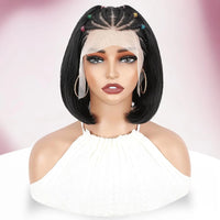 Thumbnail for Curly Wigs Braided Wigs HD Transparent Lace Front Human Bob Hair Wigs Glueless Wigs Human Hair