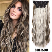 Hairpiece Built-in Hair Extensions Natural Synthetic Hair