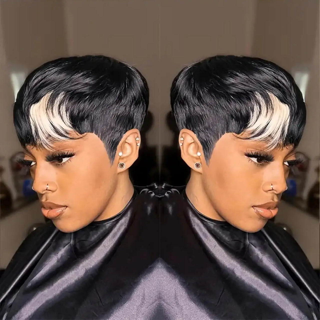 Glueless Human Hair Wigs Machine Made
