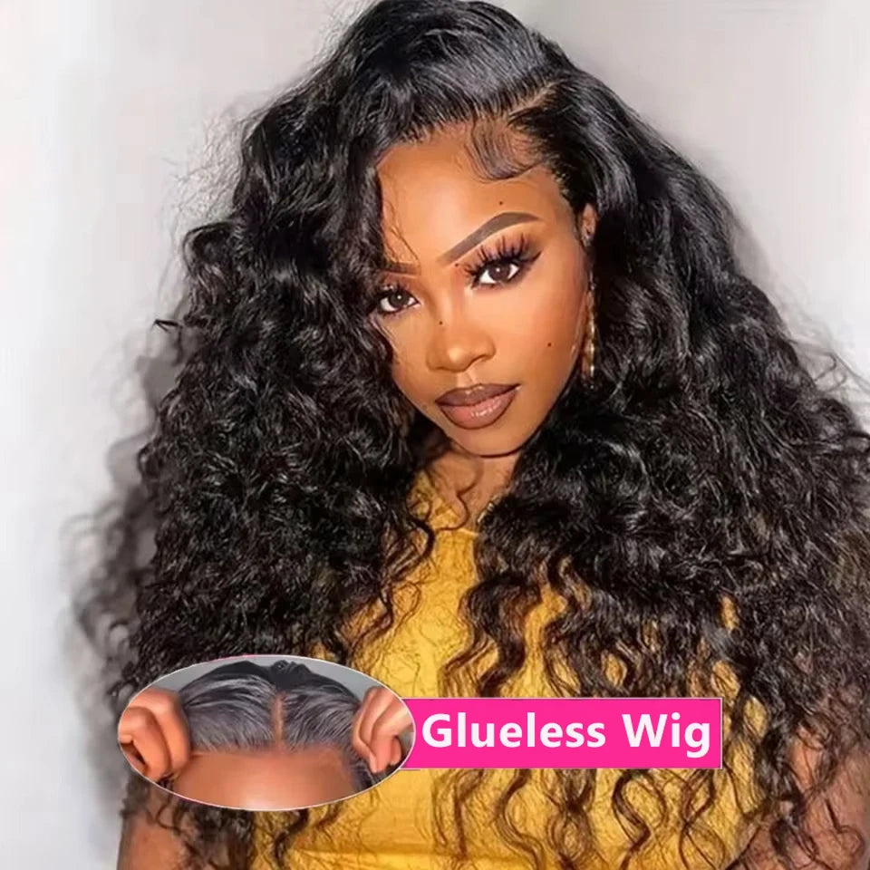 Brazilian 7x5 Loose Deep Wave Black Wig