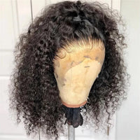 Thumbnail for 200% Density Burmese Curly Short Bob Wig Human Hair Bob Wigs Deep Wave