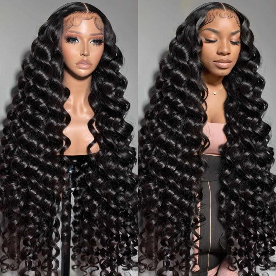 30 Inch Loose Wave HD Lace Frontal Wig Loose Waves Wig Human Hair Brazilian