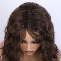 Thumbnail for Sleek 4# Brown Colored Human Hair Wigs For Women 100% Real Ready To Wear Short Bodywave Brazilian Hair Wigs