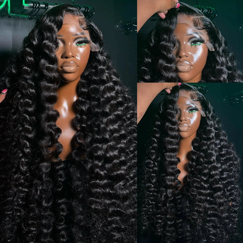 30 Inch Loose Wave HD Lace Frontal Wig Loose Waves Wig Human Hair Brazilian