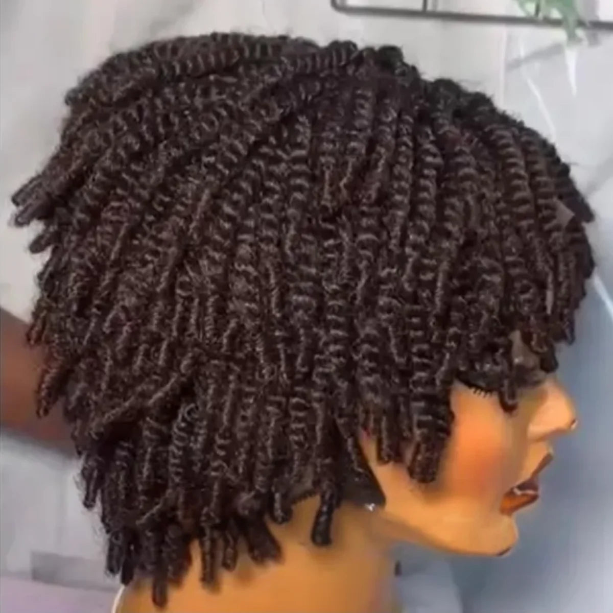 Braided wig Kinki small twist, box braids, wig
