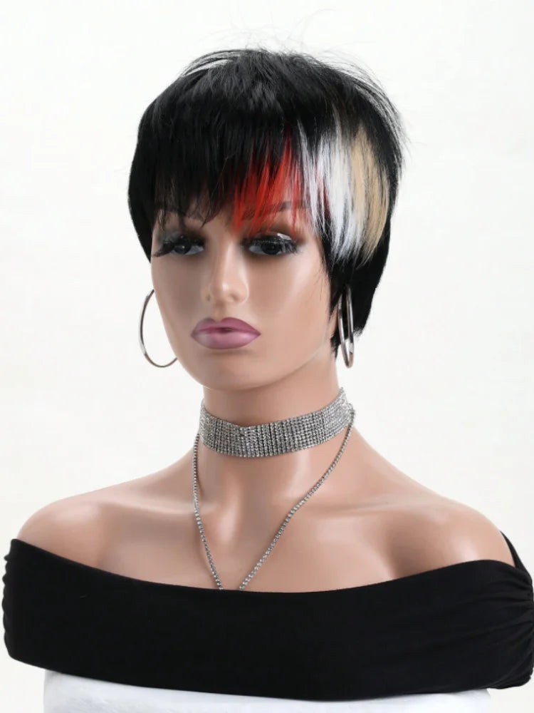 Glueless Human Hair Wigs Machine Made