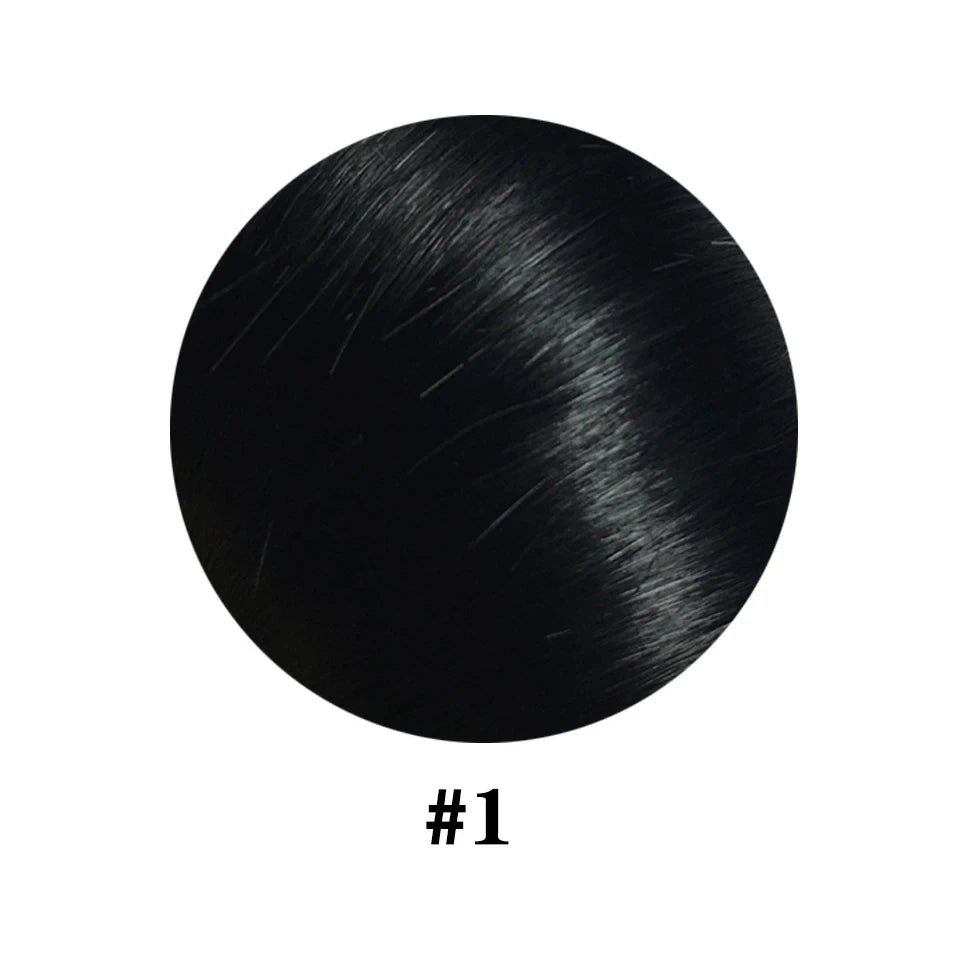Deep Wave Drawstring Ponytail Human Hair Ponytails #1B Natural Black Curly Clip In Hair Extensions