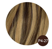 Thumbnail for Women Toupee Silk Base Topper Clip In Real Human Hair Wigs Hairpiece With Bangs Straight Hair Toppers
