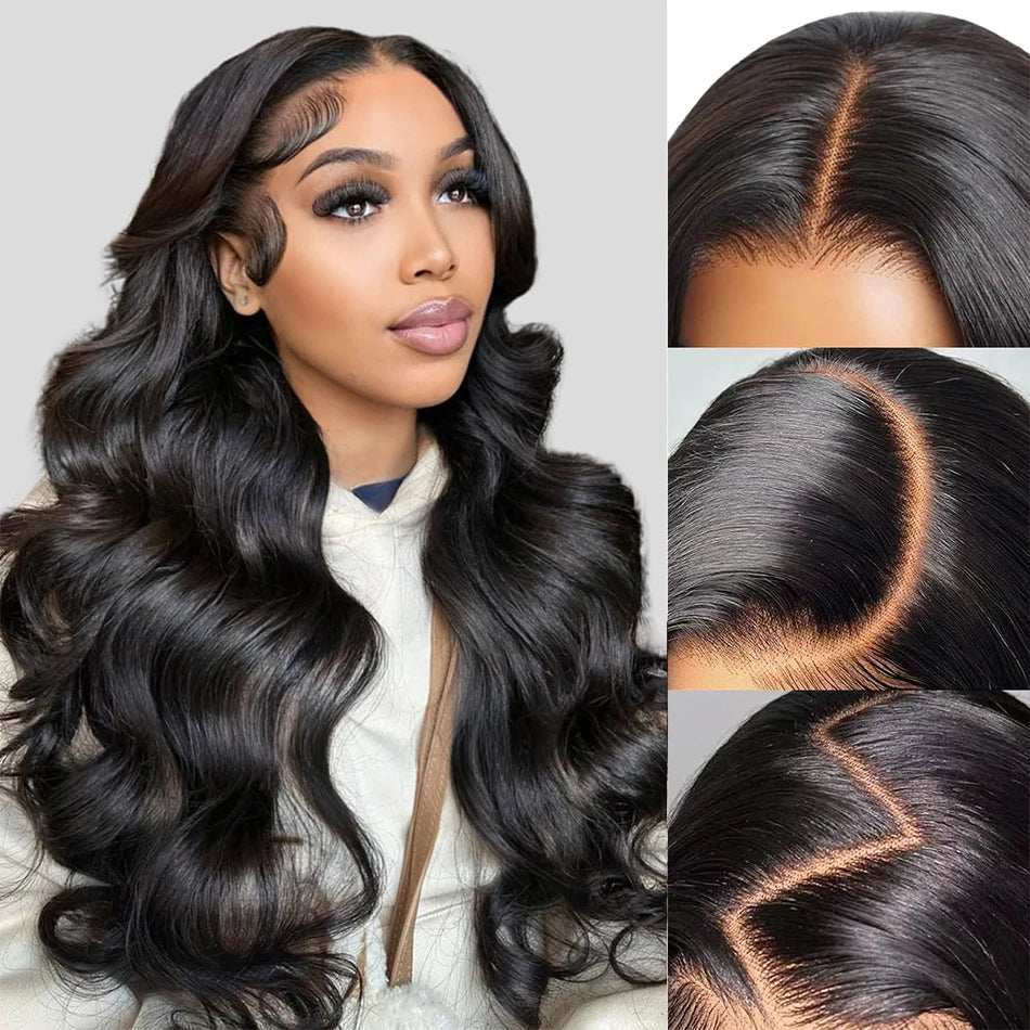 100% Raw Vietnamese Hair Bouncy Loose Wave Pre Cut Glueless 100% Human Hair Wigs