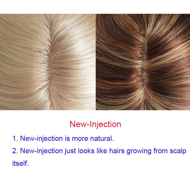 15x16cm Hand Tied Silk Base Remy Clip In Human Hair Wig Topper with Thinning Russian Human Hair Extensions