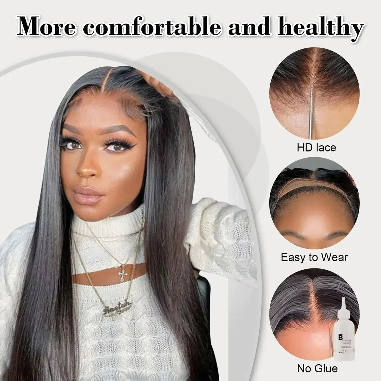 Layered Lace Front Wig Wear & Go Glueless -Pre-cut