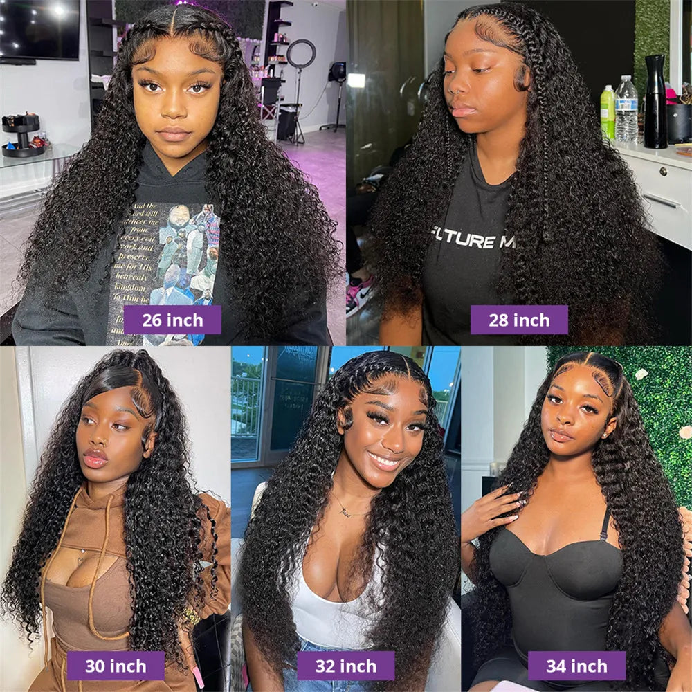 Loose Deep Wave Hd Lace Frontal Wig Curly Human Hair Wigs