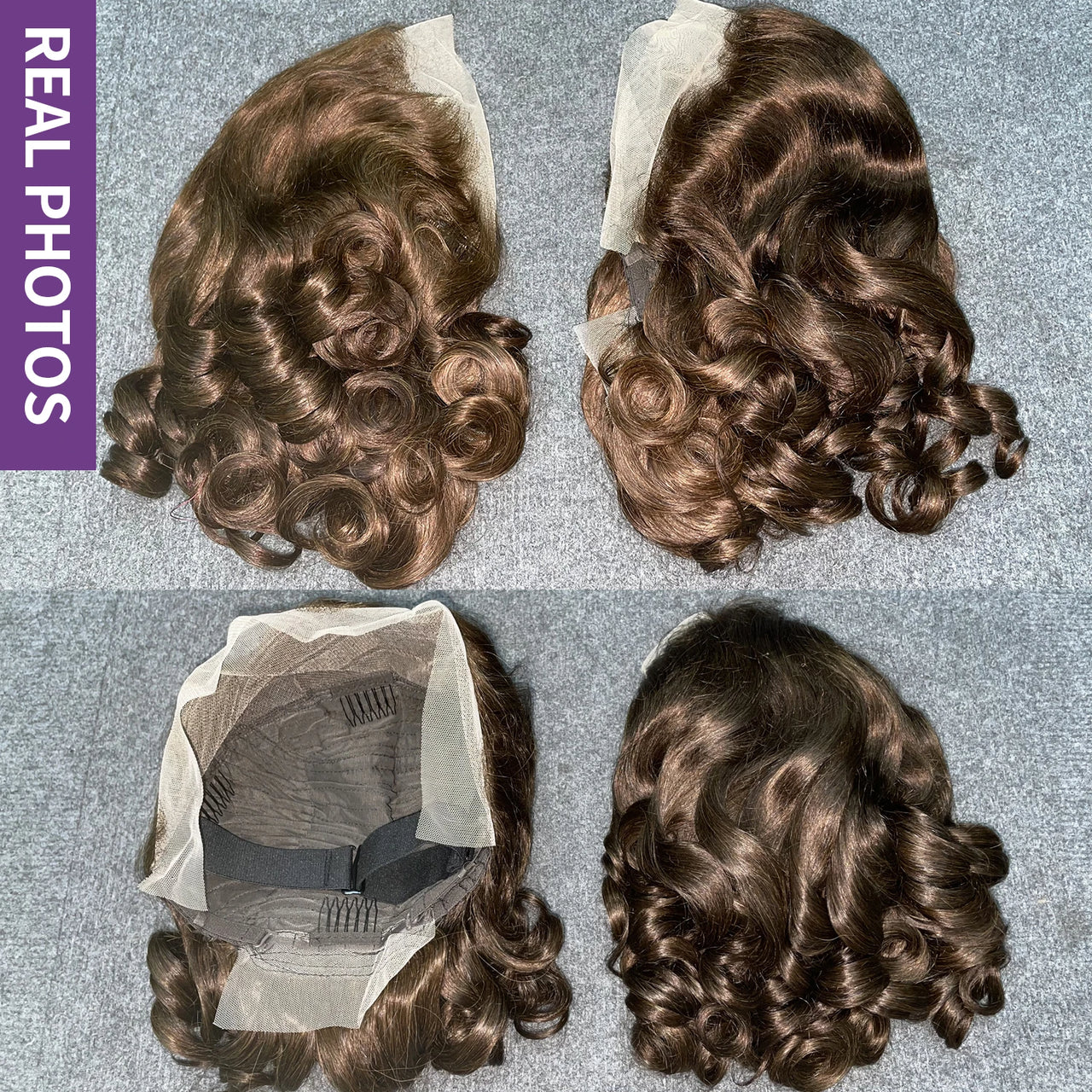 Chocolate Brown Body Wave Short Bob Wigs 13x4 HD Transparent Lace Front Wig Brazilian Lace Frontal Human Hair Wigs Pre Plucked