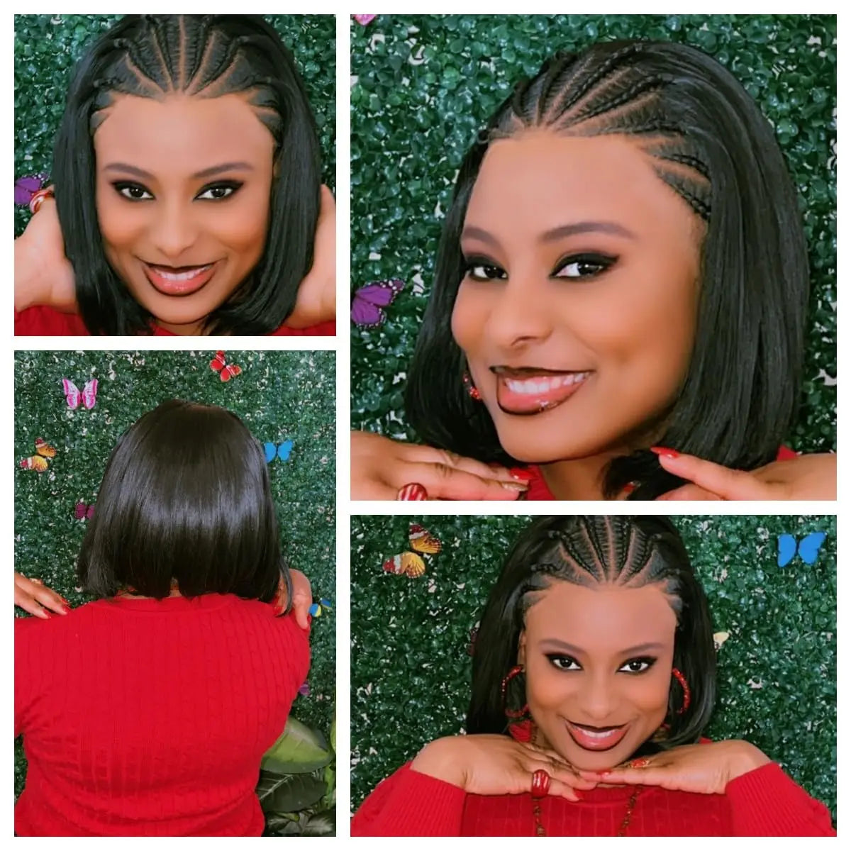 Curly Wigs Braided Wigs HD Transparent Lace Front Human Bob Hair Wigs Glueless Wigs Human Hair