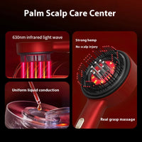 Thumbnail for Electric Hair Regrowth Brush with Infrared Light Machine Acupoint Scalp Massage Anti-Hair Loss Exercise Hair Scrubber Combs