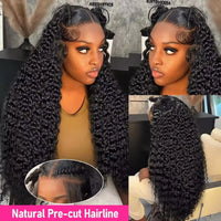 Thumbnail for Brazilian 7x5 Loose Deep Wave Black Wig